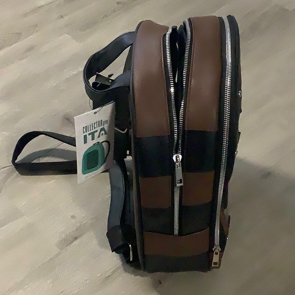 Demon Slayer Nezuko pin collector Anime Character Clear Panel mini Backpack - Picture 2 of 12